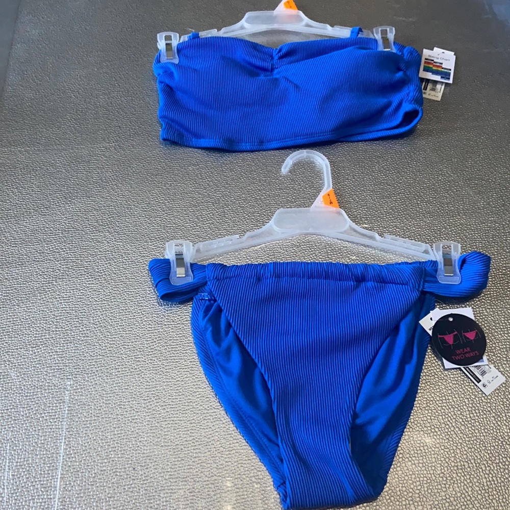 Blue bathing suit
